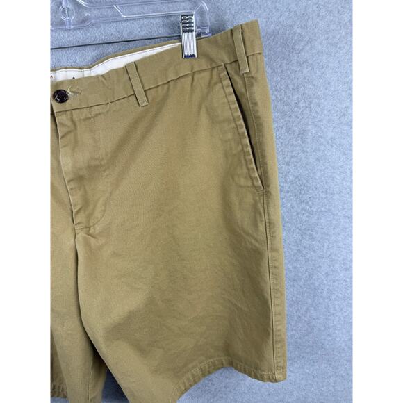 Dockers Arkansas Razorbacks Chino Shorts Men's 42 Tan Solid High Rise NCAA - Picture 10 of 12